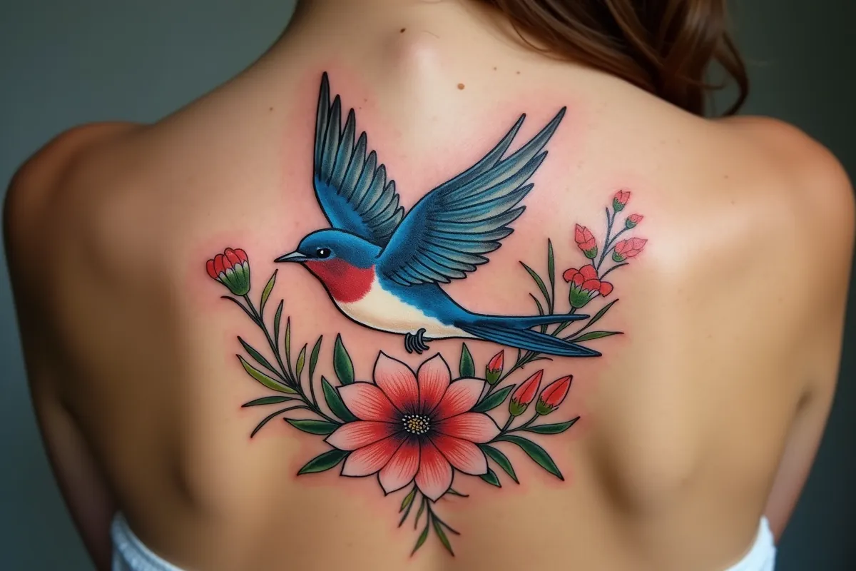 Tatuaż jaskółka: Odkryj jego znaczenie i symbolikę